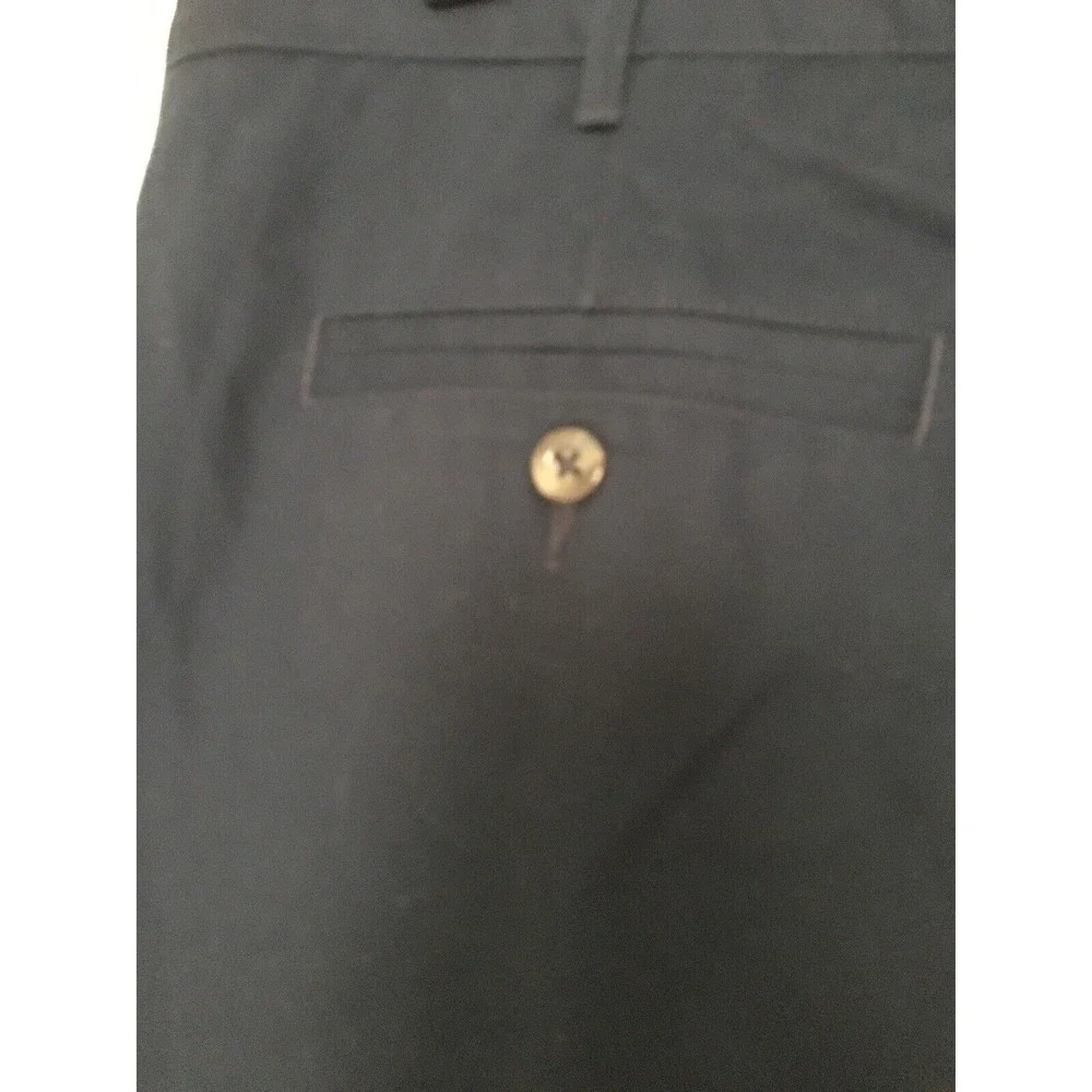 Basic Editions Men's Big & Tall Pleated Front Capri Pants Size 42 Blue